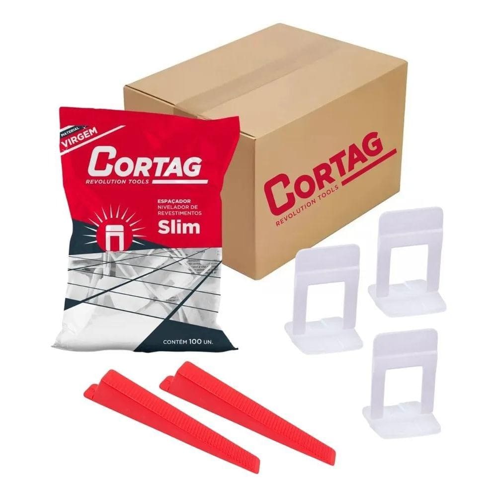 200Un Clip Nivelador Espacador Piso Porcelanato + 50 C 1.00M