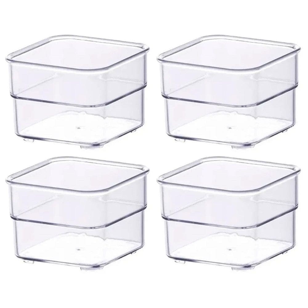 Kit 4 Organizador Diamond Modular 7,5X5,2Cm Multiuso