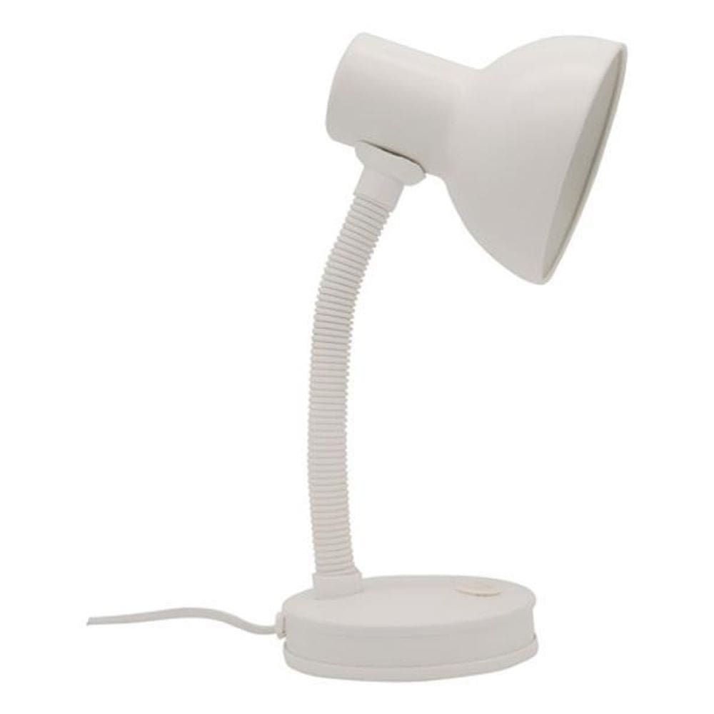 Luminaria Mesa E27 40W Branco Ip20 Buro Inspire Branco