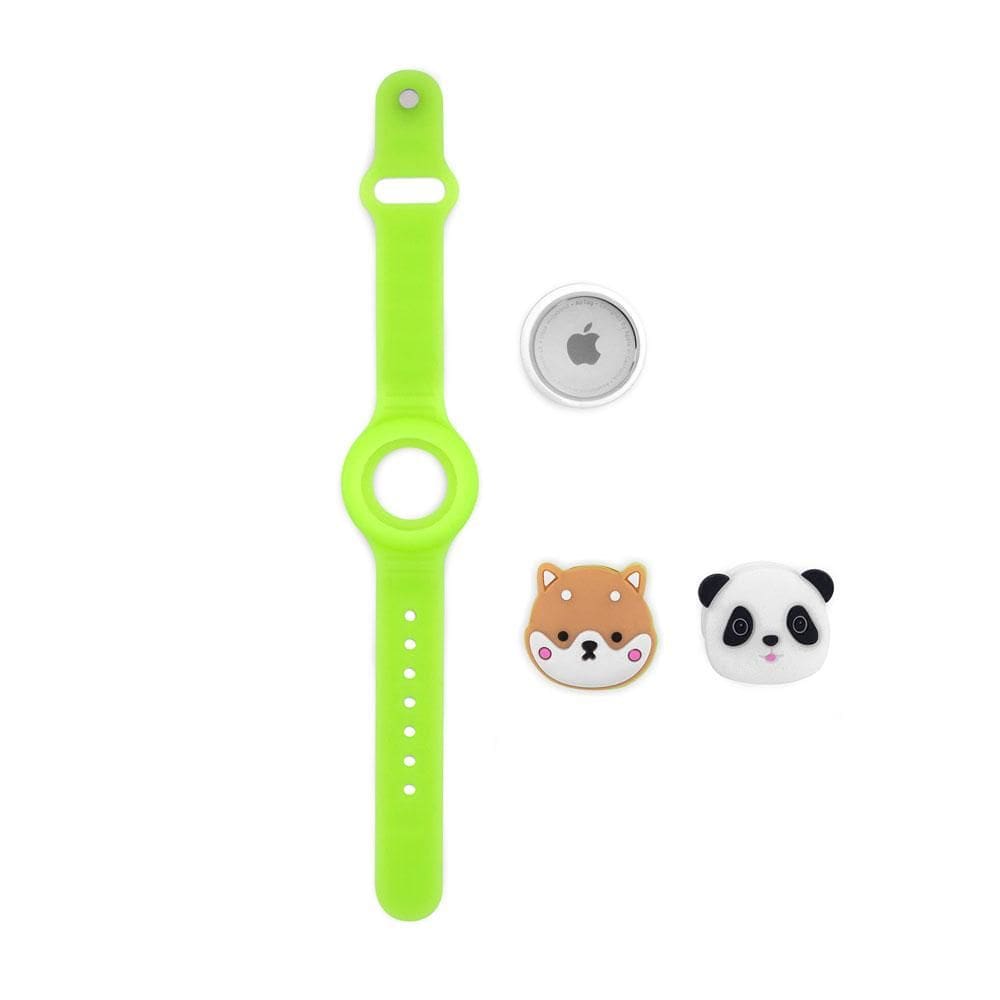 Pulseira AirTag Kids, Originais iPlace, Verde Neon