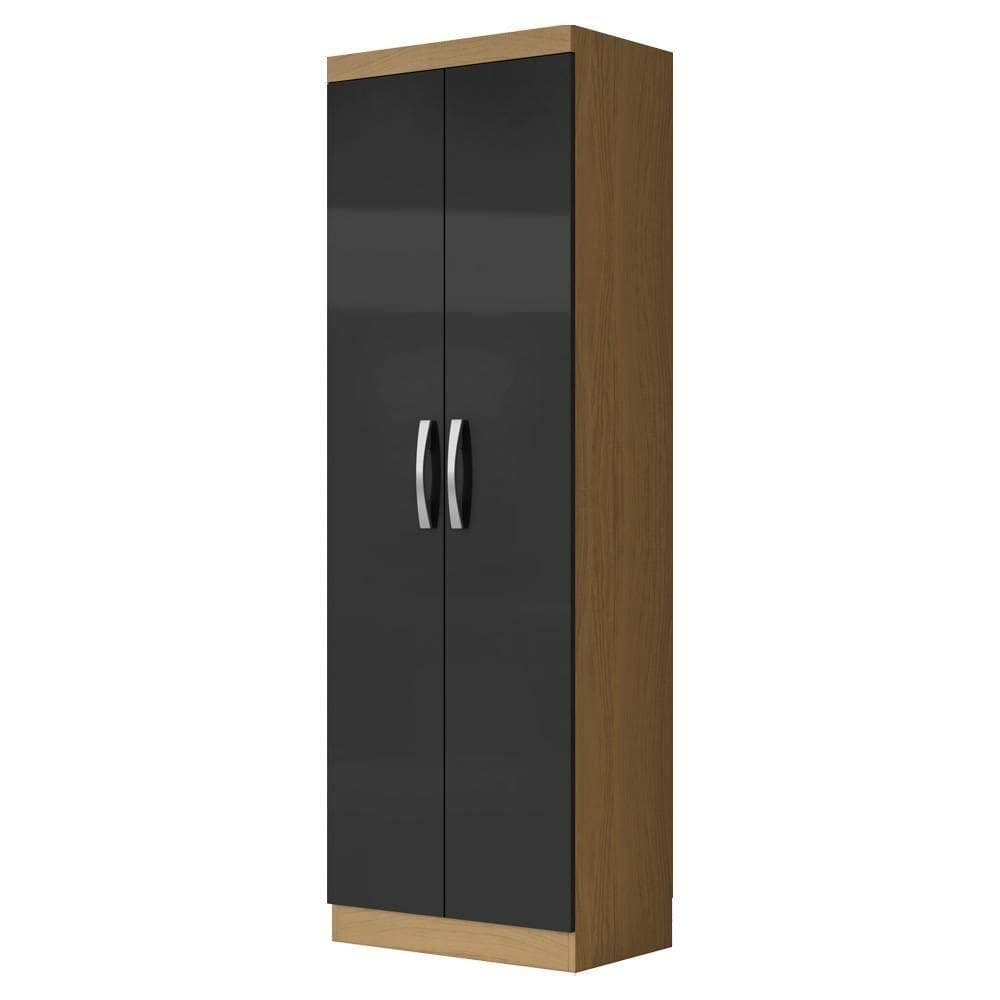 Armario Multiuso 2 Portas 172x61 Cm New Atacama Grafite Armoveis Atacama Grafite