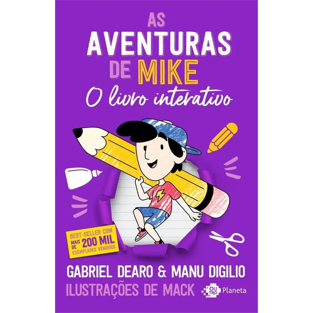 Livro As Aventuras De Mike : O Livro Interativo   Lacrado
