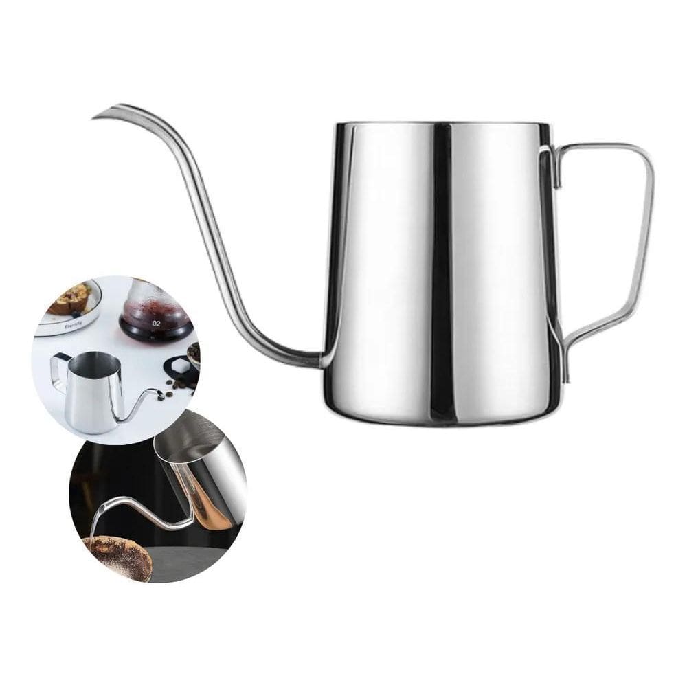 10X Chaleira Inox Bico De Ganso Jarra Pitcher Barista 350Ml
