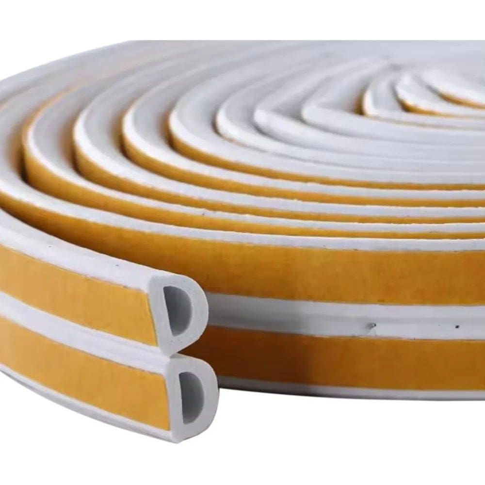 Veda Frestas Vedantes Porta Janelas 6Mm - 6 M Branco