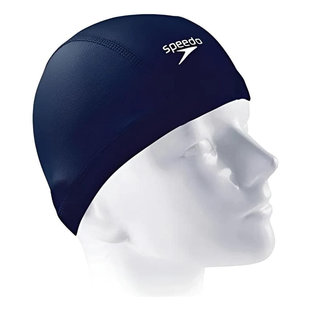Touca De Natação Speedo De Tecido Azul-Marinho