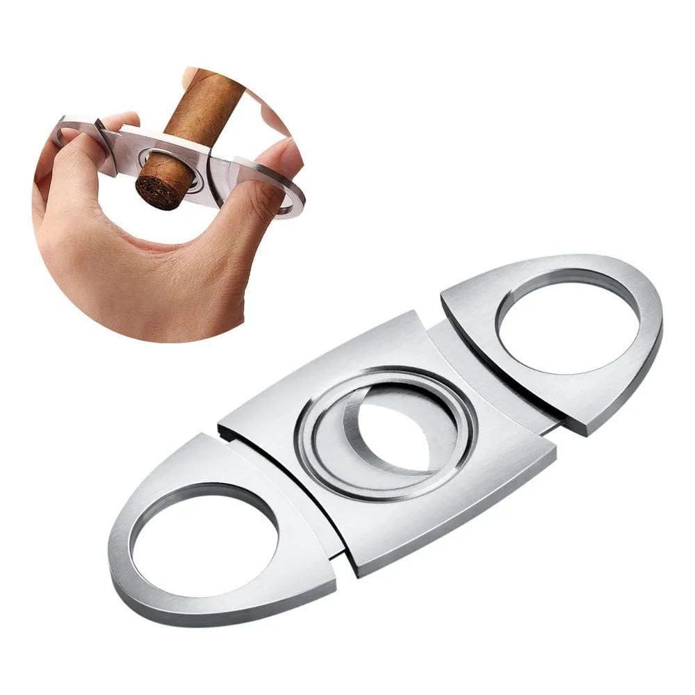 Cortador Charuto Aço Inox Manual Lamina - Luxo