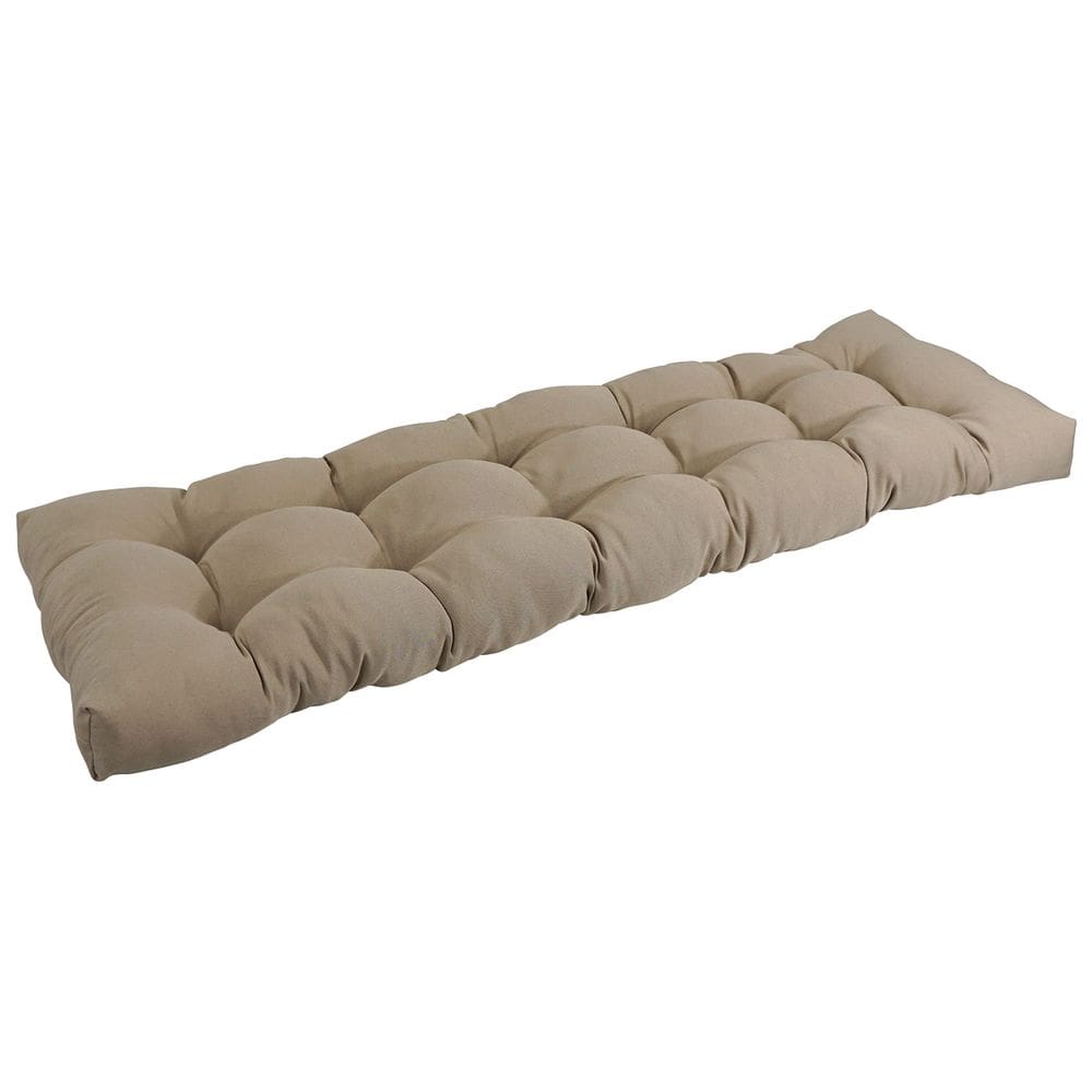 Almofada de banco Blazing Needles Toffee Tufted 152x48 cm
