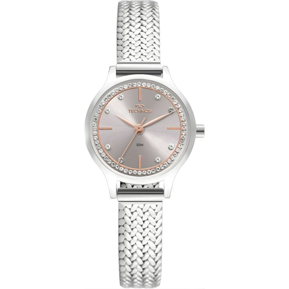 Relógio Technos Feminino Prata Mini Gl30fq/1C
