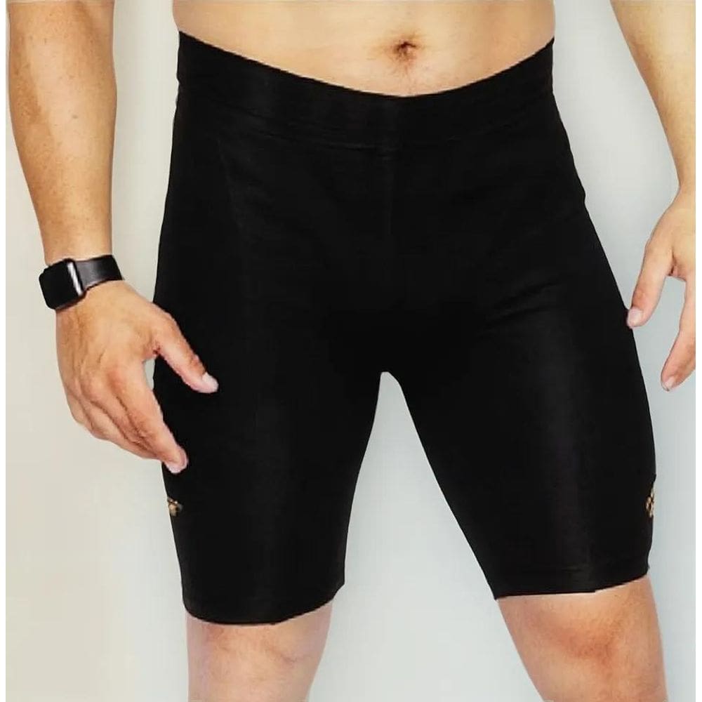 Bermuda Ciclismo Bike Masculina C/Forro Gel E Bolso Preto E