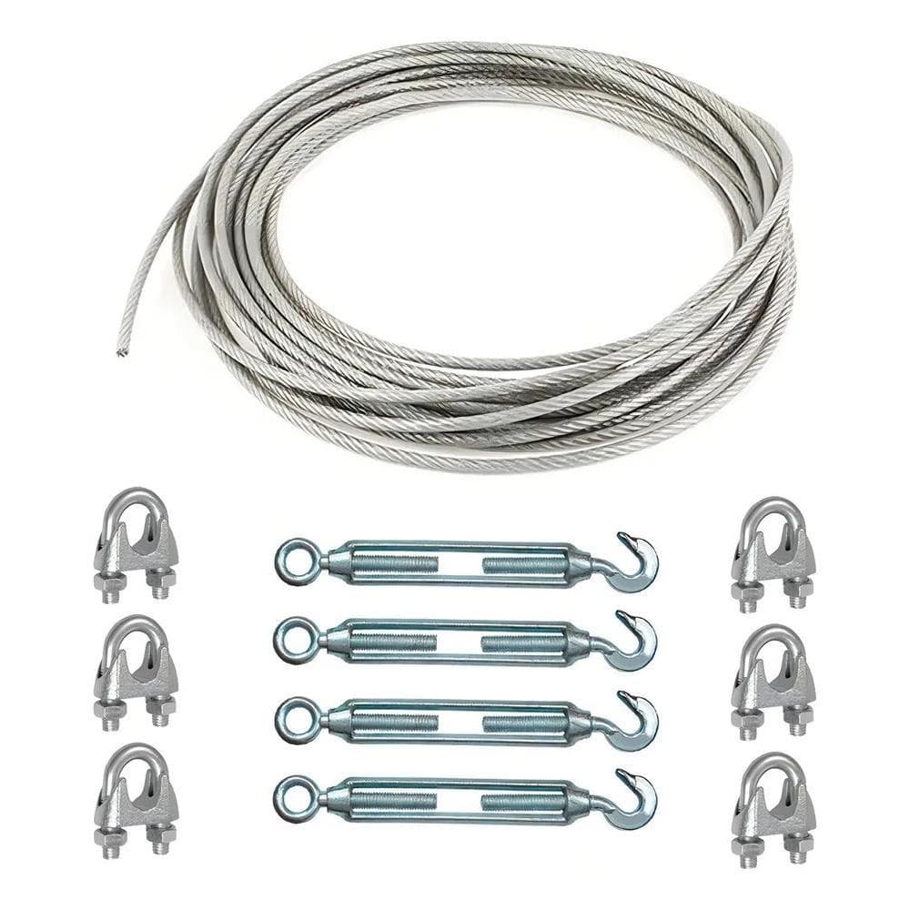 3X 50Mts Cabo Varal 2Mm + 4Esticador + 8Clips Jcarvalho