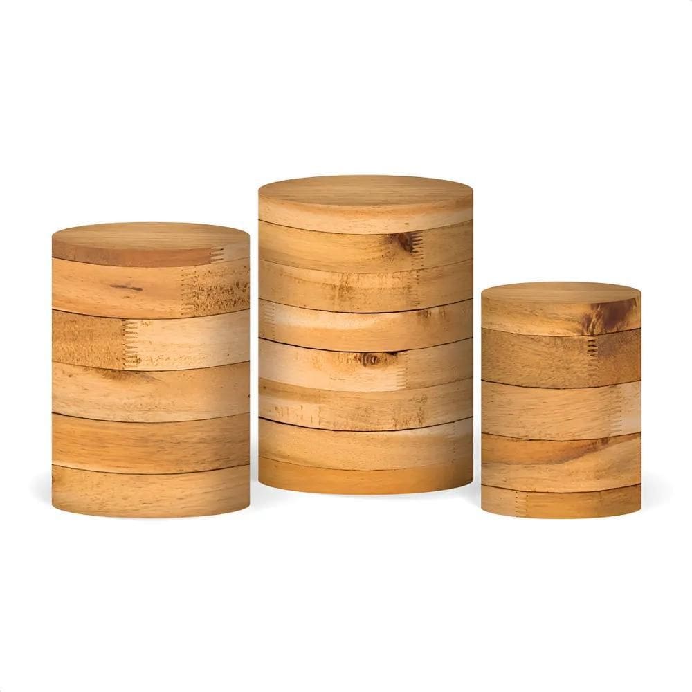 Trio Capa Cilindro 3D Festa Madeira Veste Fácil C/Elás Palet