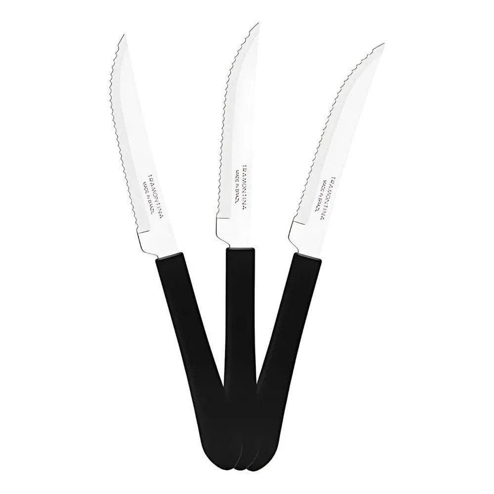 MP - 2X 12 Faca De Mesa Inox Tramontina Leme