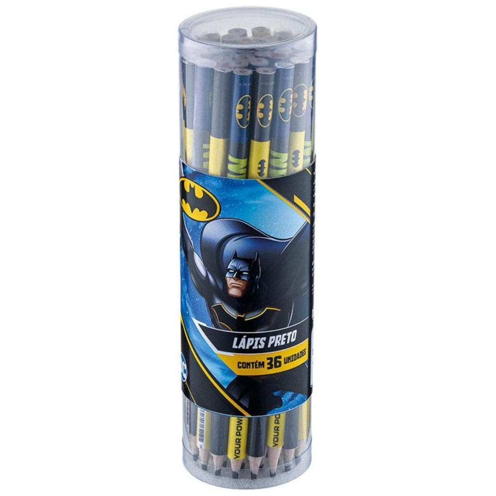Lápis Grafite Hb Preto Batman - 1 Unidade - - Tris