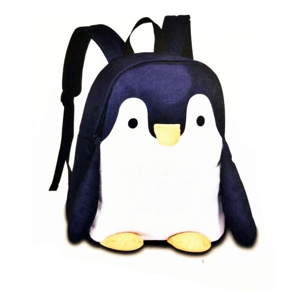 Mini Mochila Creche Infantil Piguim Moletom Clio Pets Cp2173