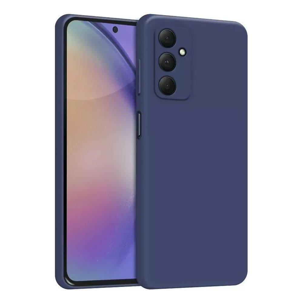 Capa Case Capinha Compatível Samsung M34 Proteçã Azul-Marinh