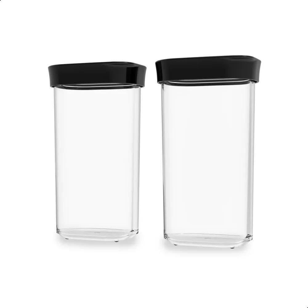 10X Kit 2 Potes Herméticos Porta Mantimentos Alimentos 500M