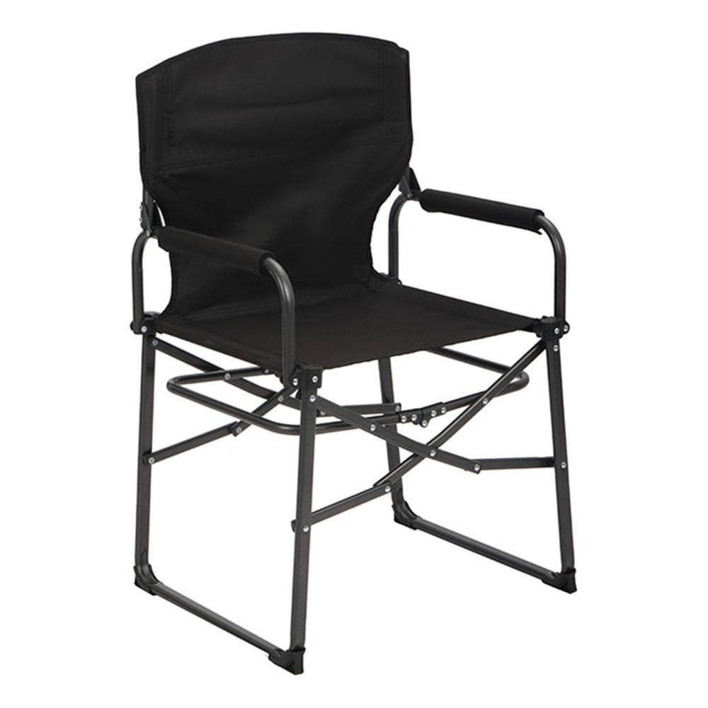 Cadeira Dobravel Camping Portatil Preta - Adventure - Preta