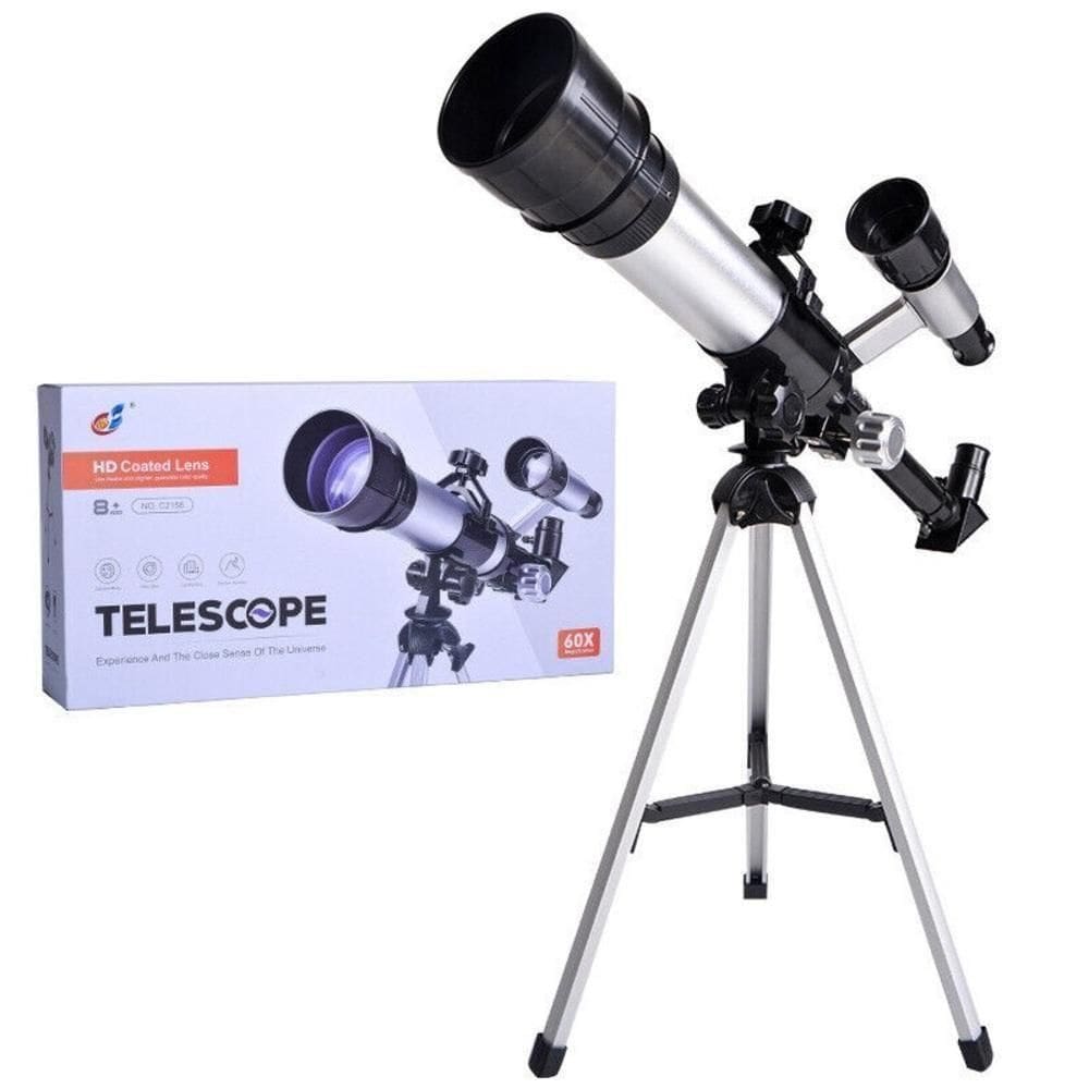 Telescopio Astronomico 60x Completo Refrator Microscopio
