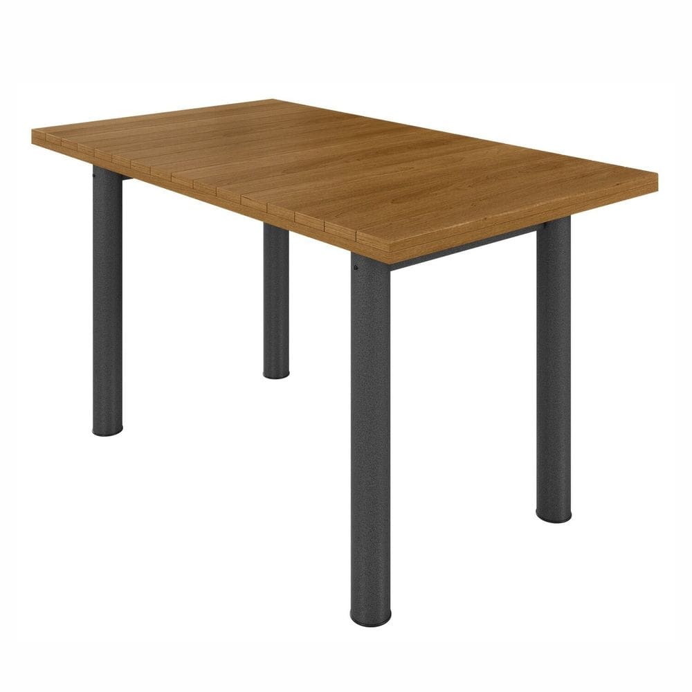 Mesa para Sala de Jantar 120x70cm Mariana Cinamomo/Preto