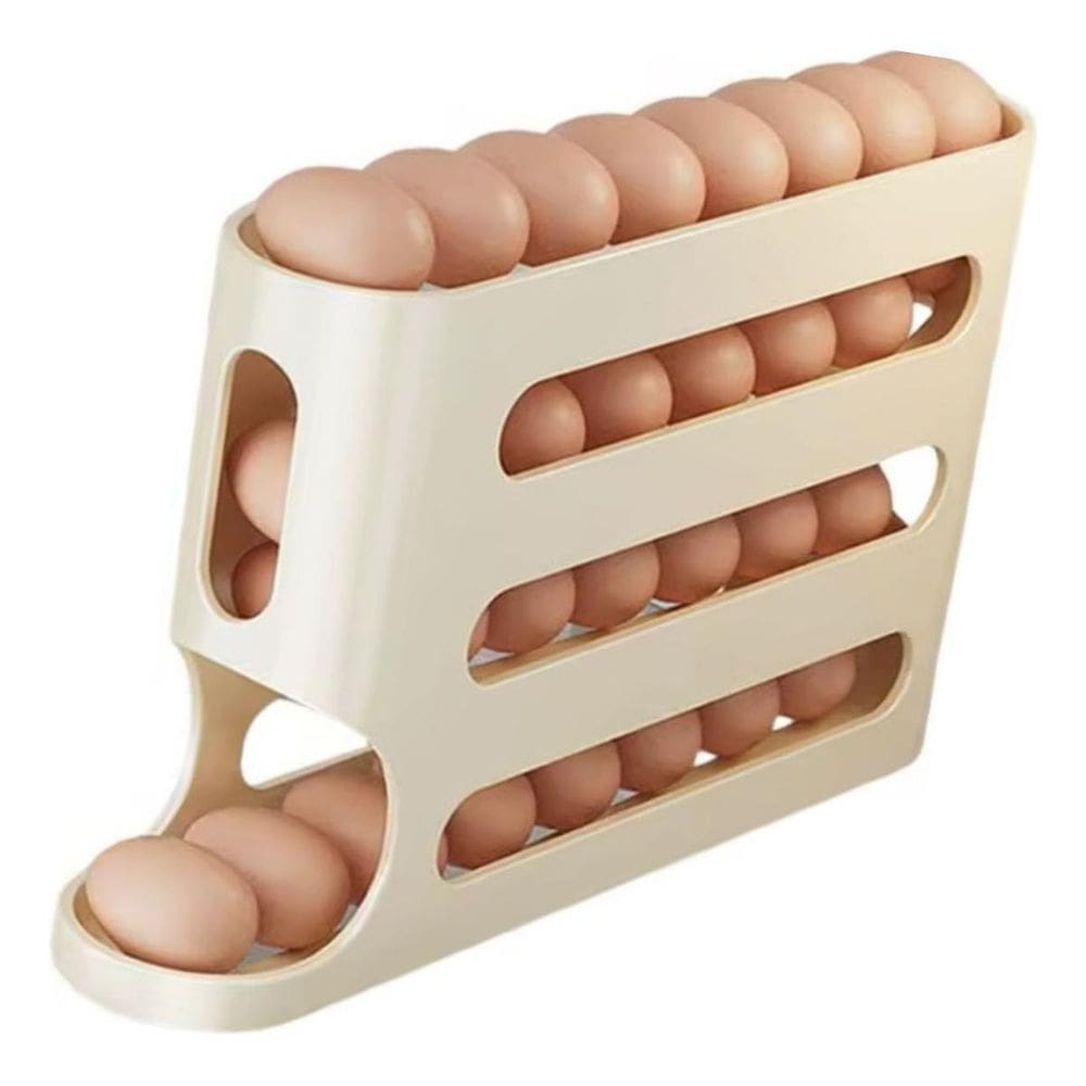 Suporte Dispenser Ovo Organizador Bandeja Geladeira 4 Níveis