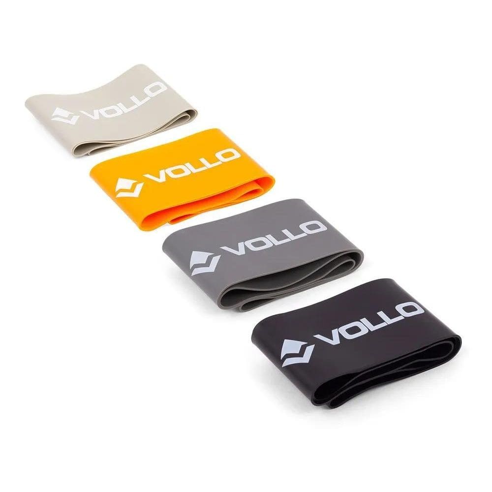 Conjunto 4 Mini Faixas Elástica Miniband Funcional Fisio1081