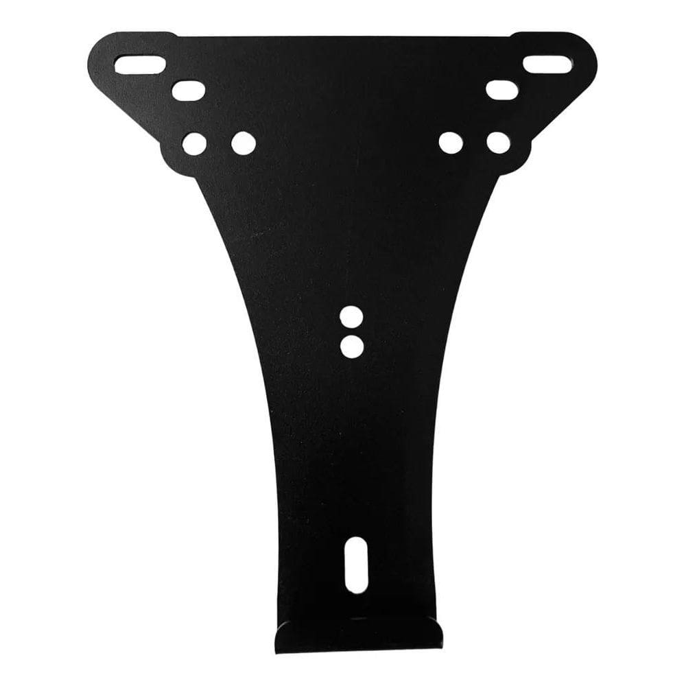 Suporte De Placa Moto Anti Quebra, Anti Vibração Aço Carbono