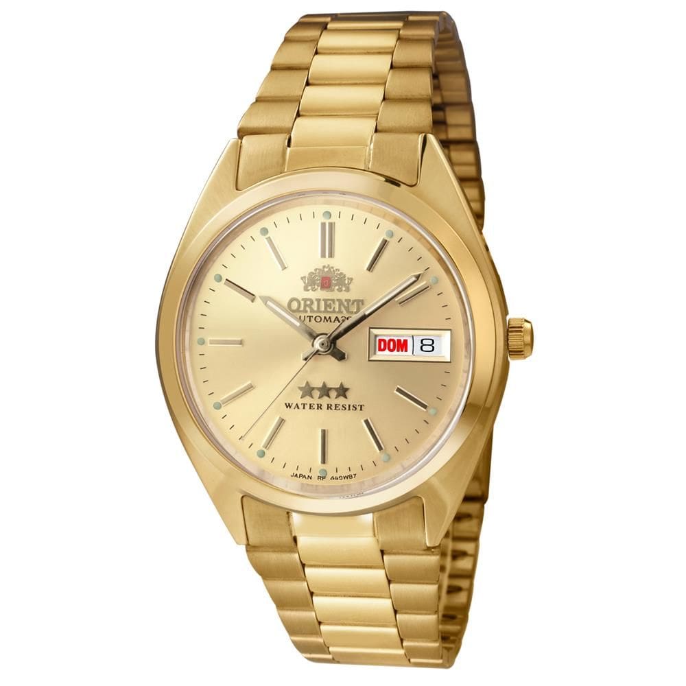 Relógio Orient Masculino Ref: 469wc2nh C1kx Automático Dourado