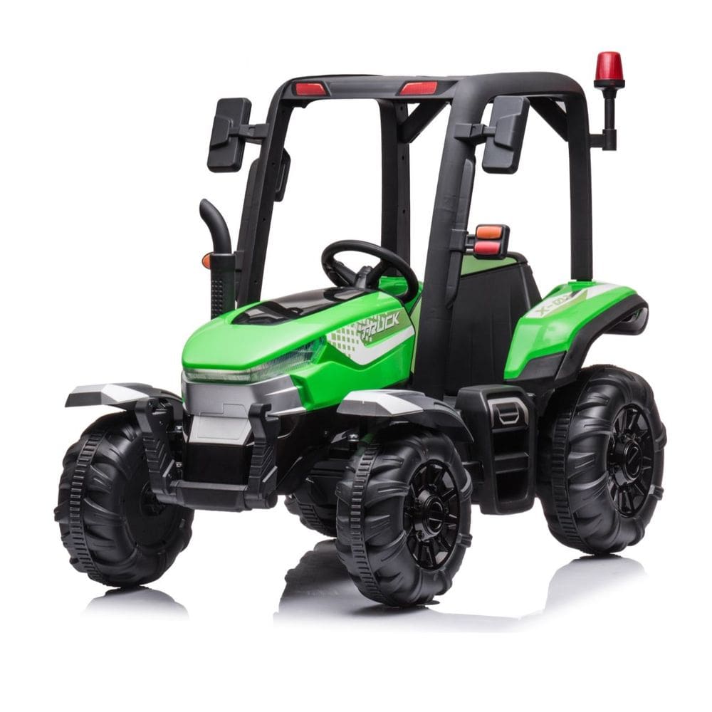 Trator Elétrico 12V com Controle Remoto e Bateria Infantil Criança Verde Importway Bw-319 Vd