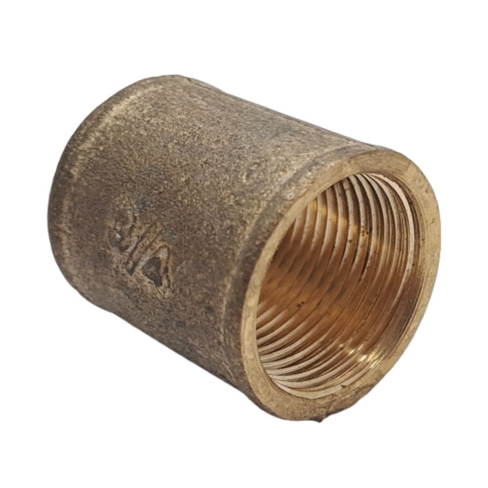 Luva Com Rosca de 3/4 Conexão em Latão Amarela