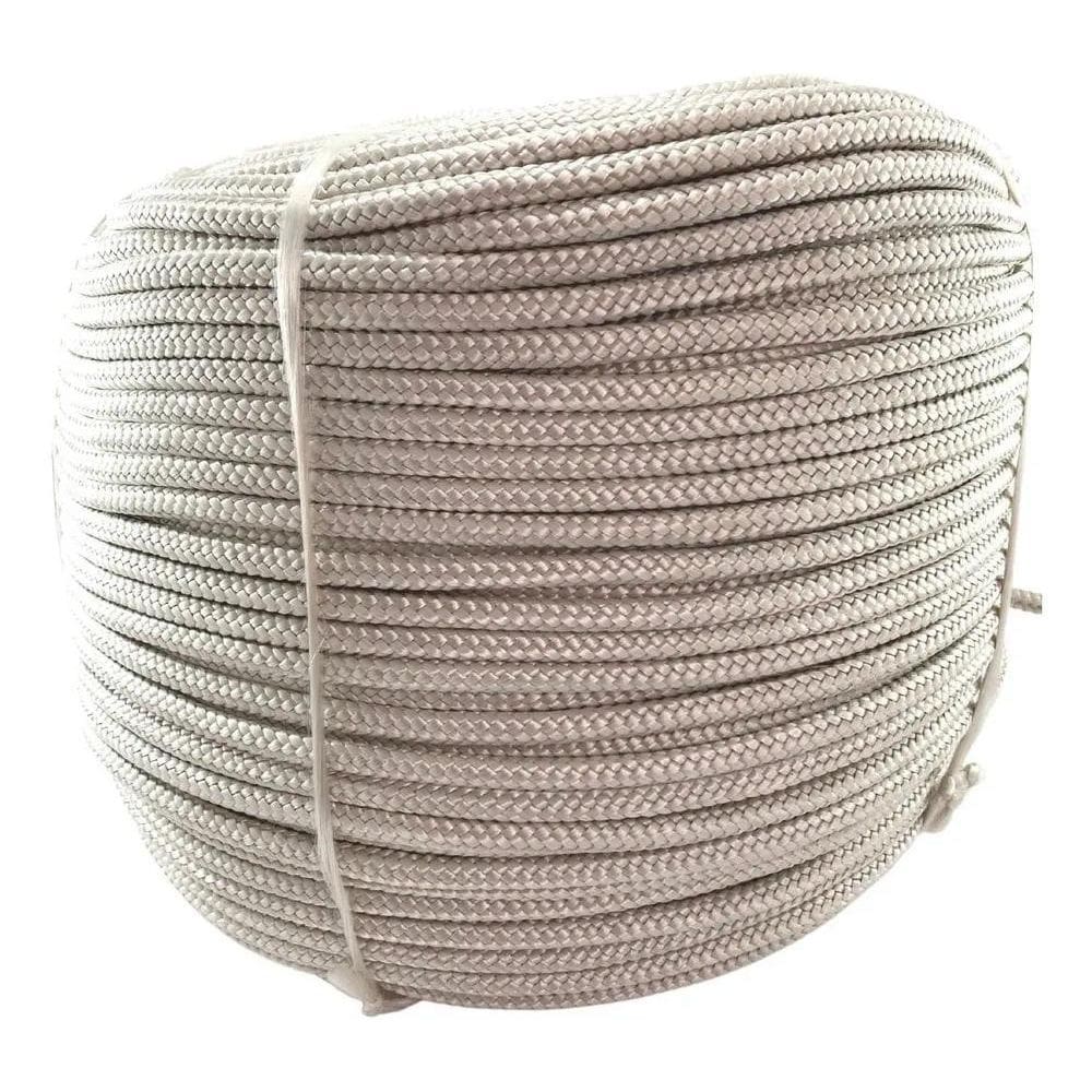 Corda De Poliester Amarrar Carga Caminhão 8Mm X 220Mt Branca