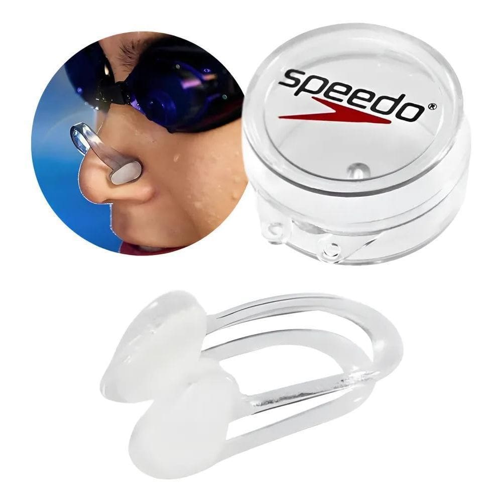 Presilha Nasal Speedo Universal Nose Clip Sil Branco