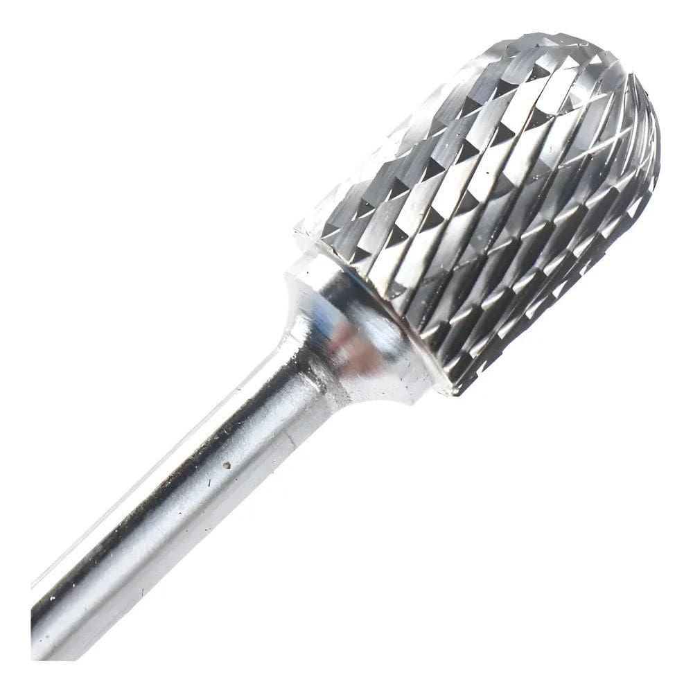 Lima Rotativa Cilíndrica 12Mm X 20Mm Metal Duro Corte Duplo