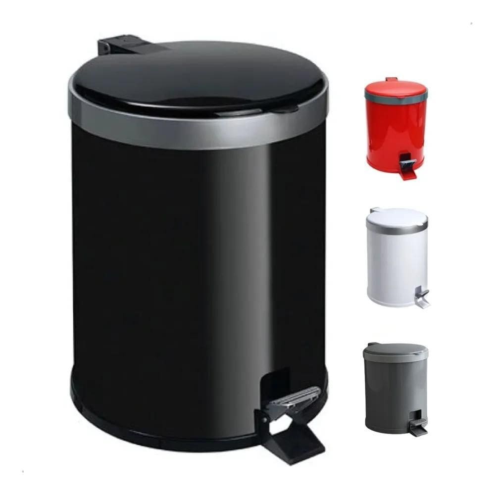 Lixeira Cozinha Pedal 12 Litros De Plástico  Pp  Versátil