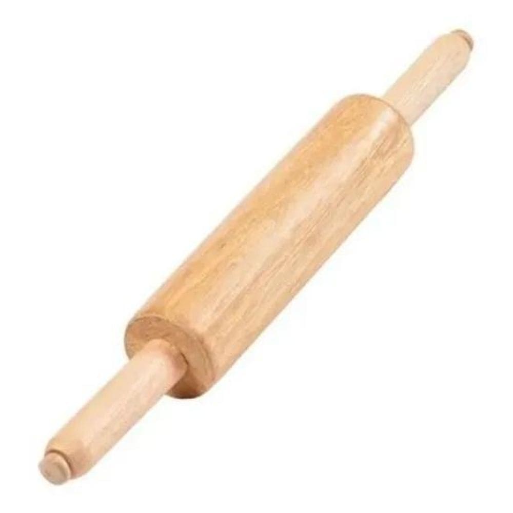 3X Rolo Abrir Massa Pau De Macarrão Pizza Pão Em Madeira Sto