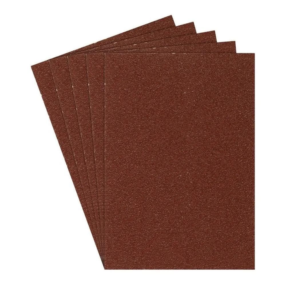 Jogo De Lixa Para Madeira E Massa Grão 80 5 Unidades Dexter