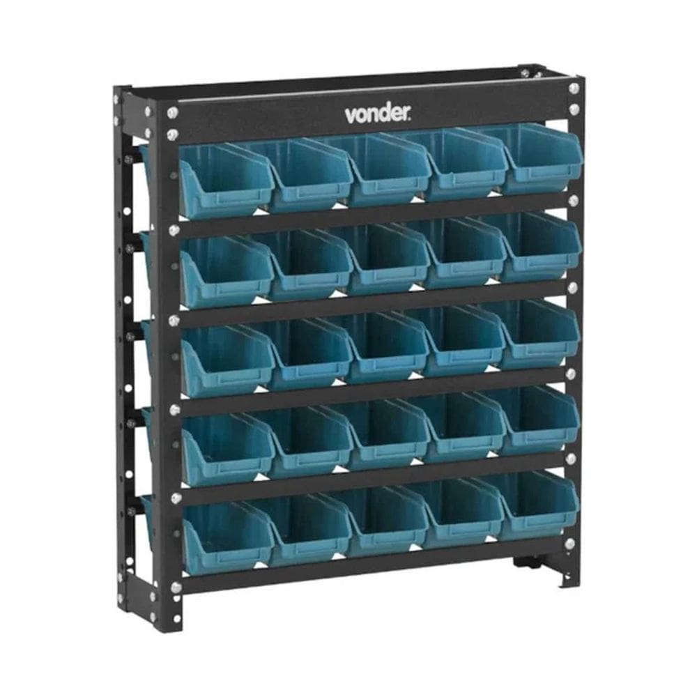 Estante Metálica Gaveteiros Modelo Azul 6127025311 Vonder