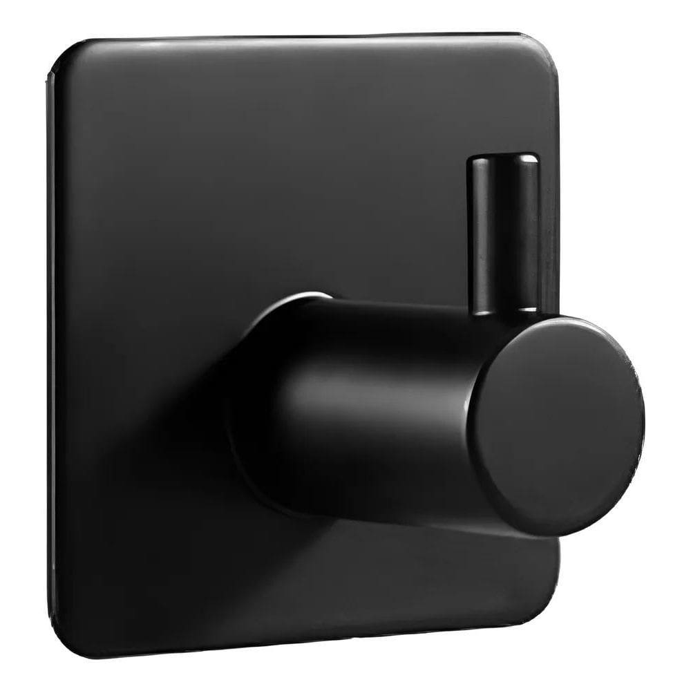 Gancho Adesivo Parede Pendurar Toalhas Ro Preto