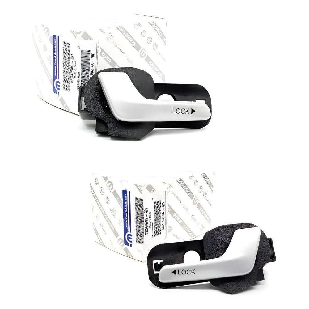 Par Maçaneta Interna Fiat Strada 04 05 06 07 08 09 10 11 12