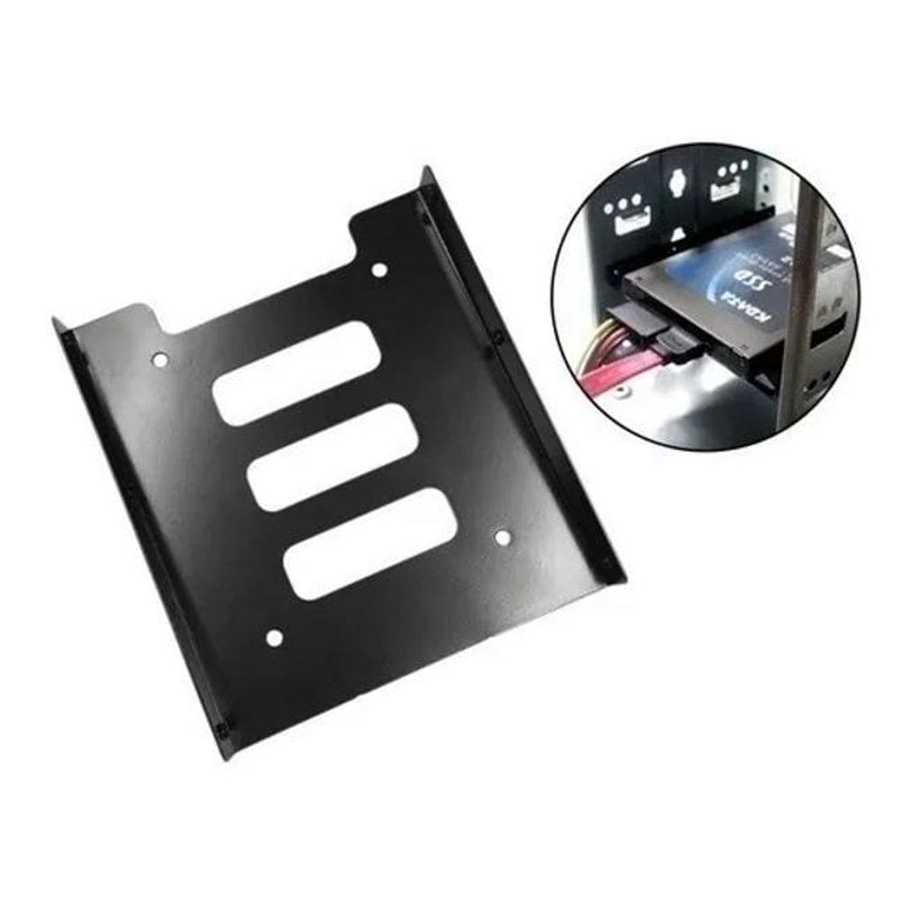 Adaptador Suporte Ssd Hd 2.5 Para Baia 3.5 Metal
