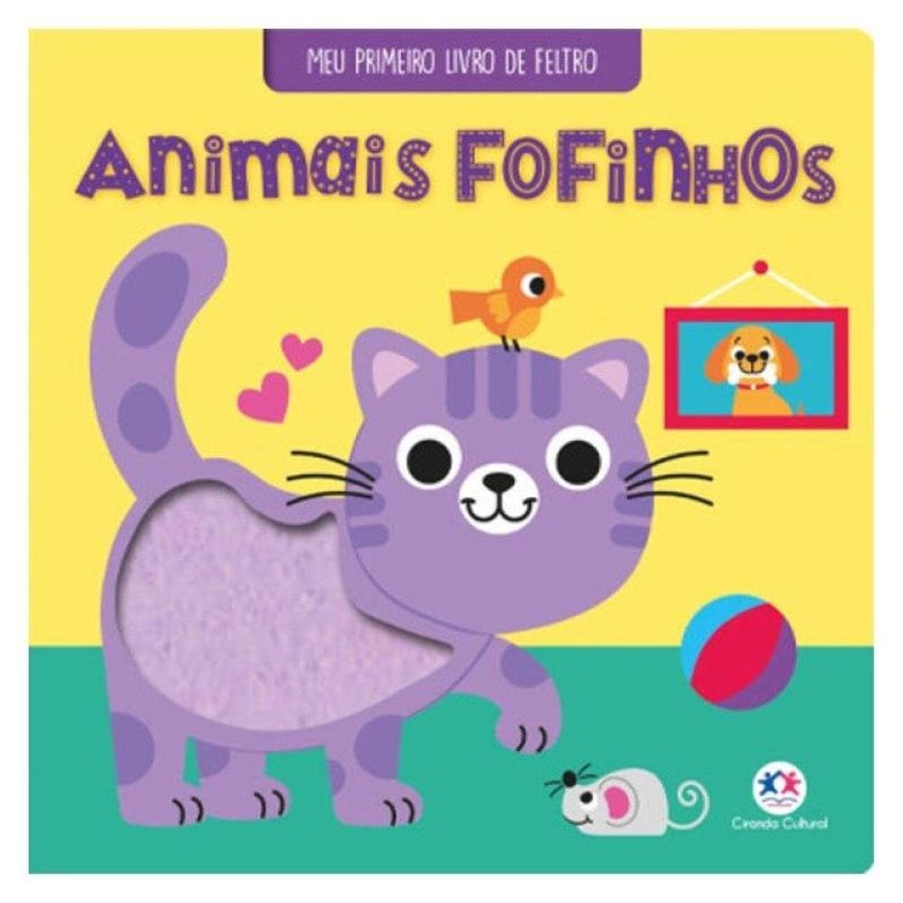 Animais Fofinhos - Livro De Feltro