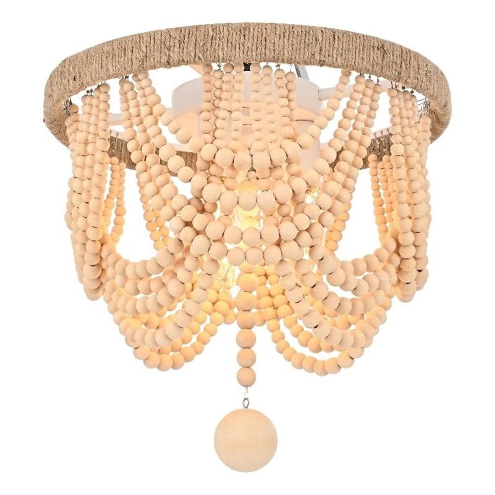 Luminária Living District Jolie 30 cm Beaded Flush Mount