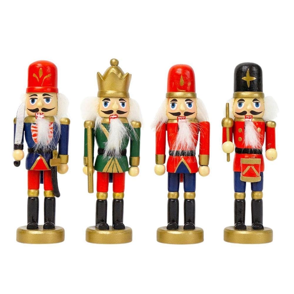 Mini Quebra Nozes Pingente Vermelho E Preto 13Cm C/4 1027282