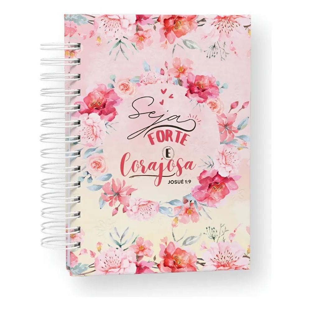 Caderno Devocional 365 Dias Evangélico Seja Forte E Corajosa