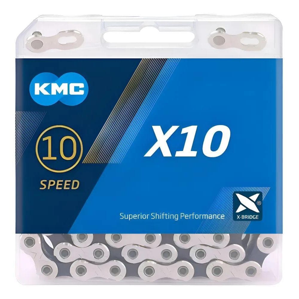 Corrente Kmc X10 116 Ligações Prata/Preto