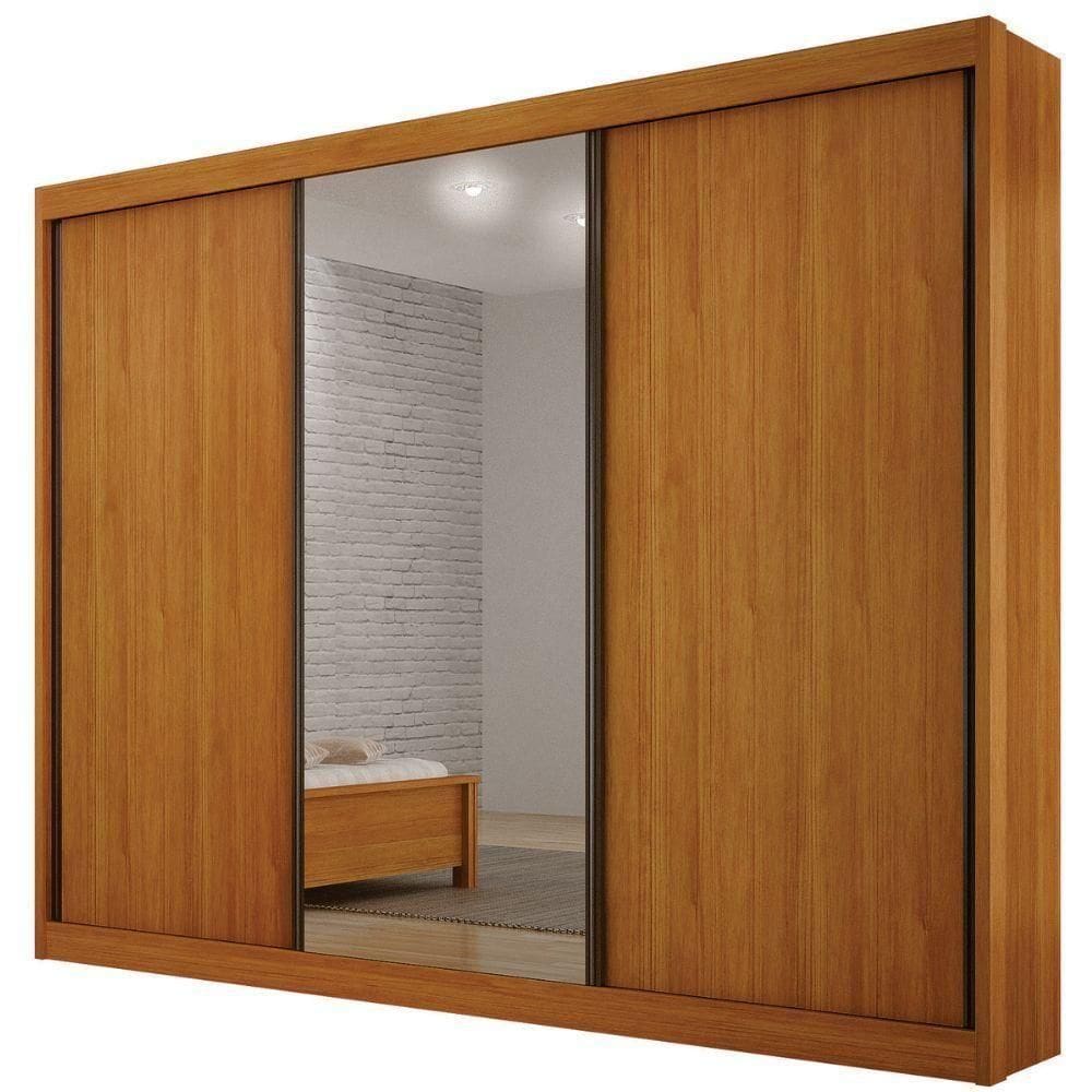 Guarda Roupa San Marino Cinamomo 3 Portas 6 Gavetas Leifer Móveis