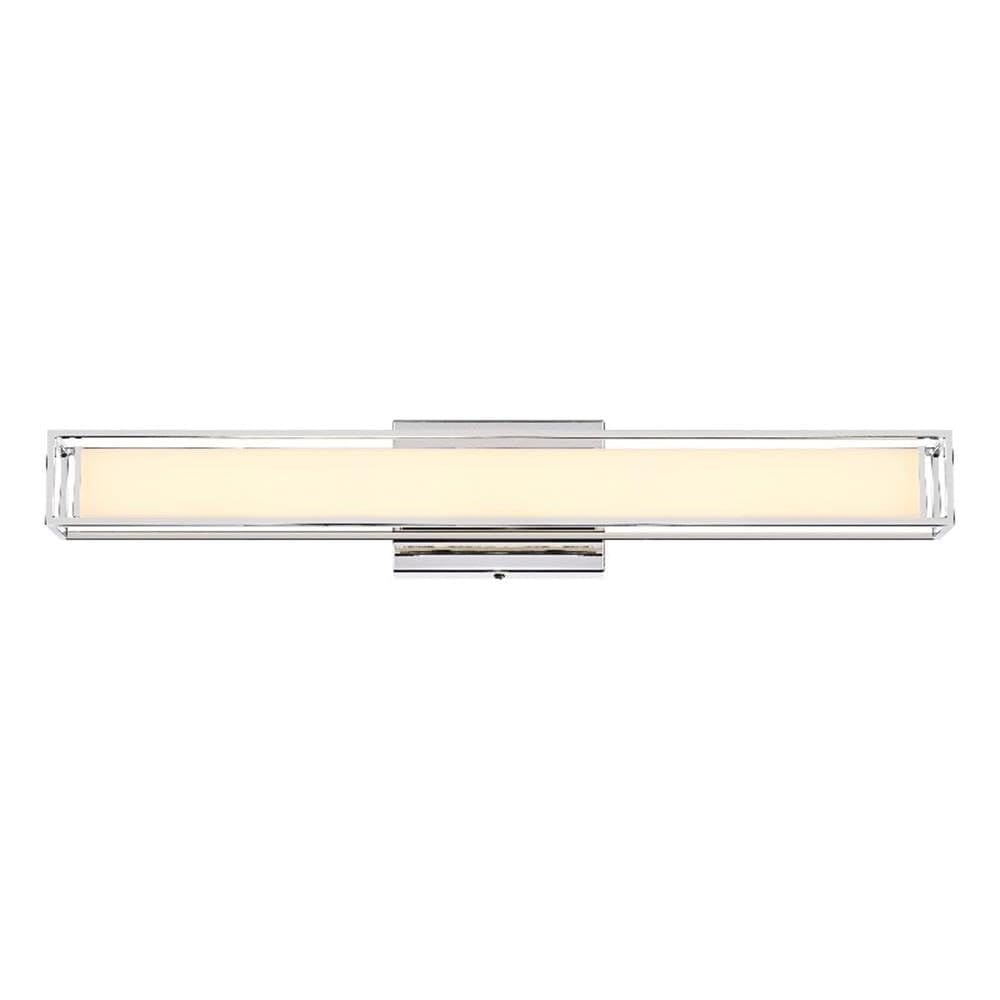 Arandela de parede LED Living District Aden 24” Chrome CCT Switch