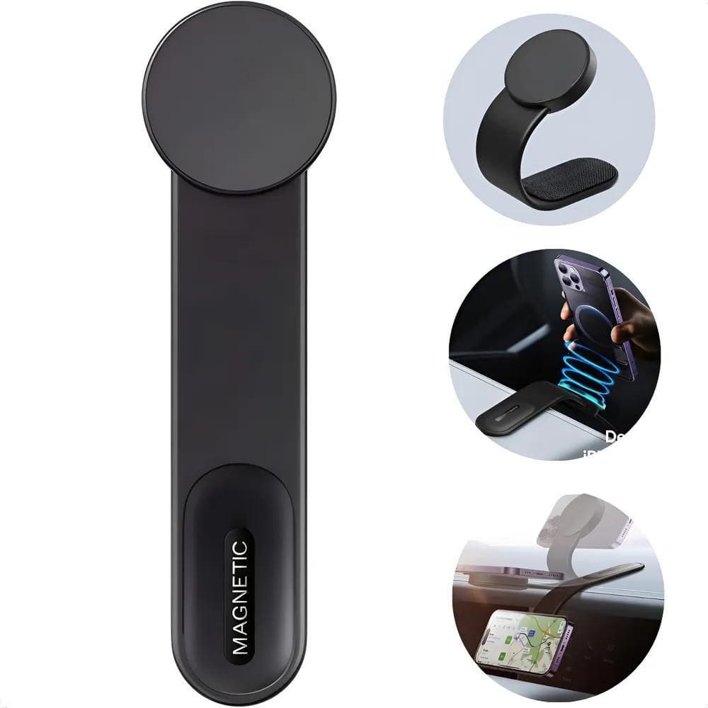 Suporte Veicular Para Magsafe Magnético Imã Universal Preto