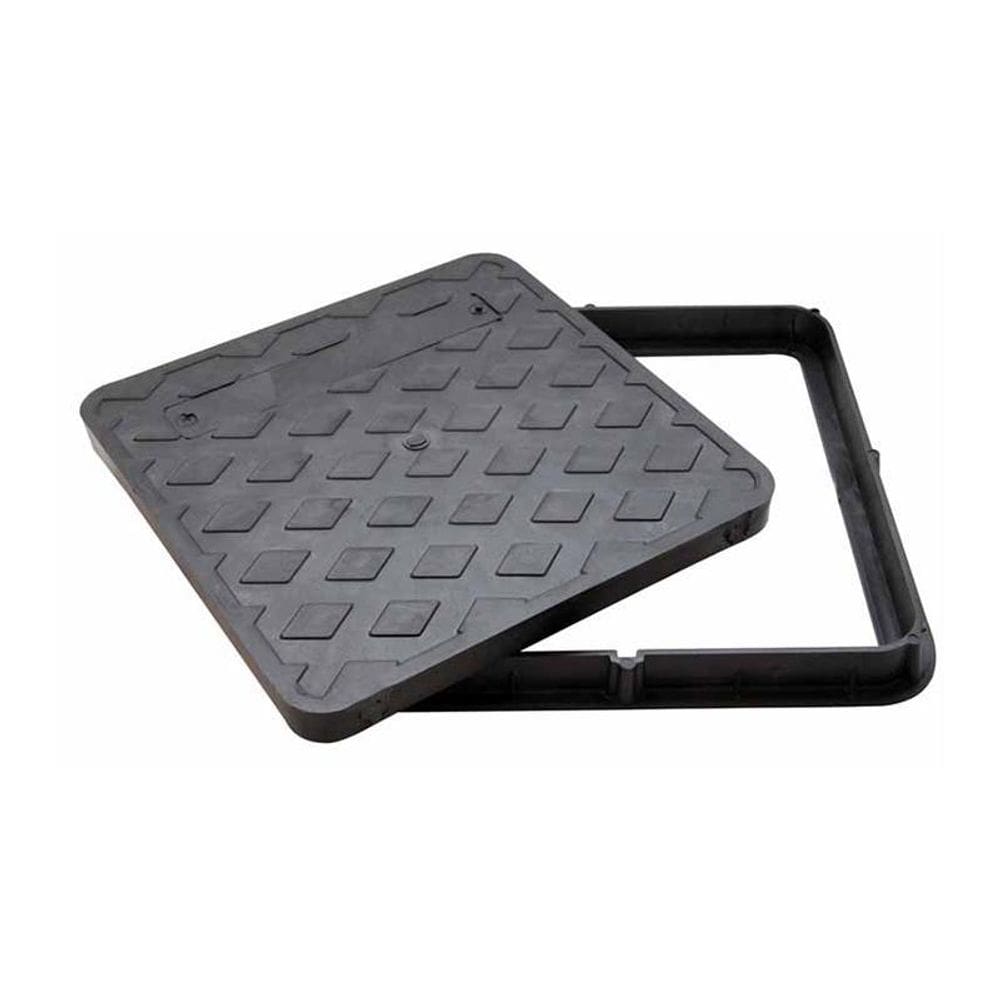 Tampa De Pvc Para Gordura Esgoto Elétrica 40X40 Simples