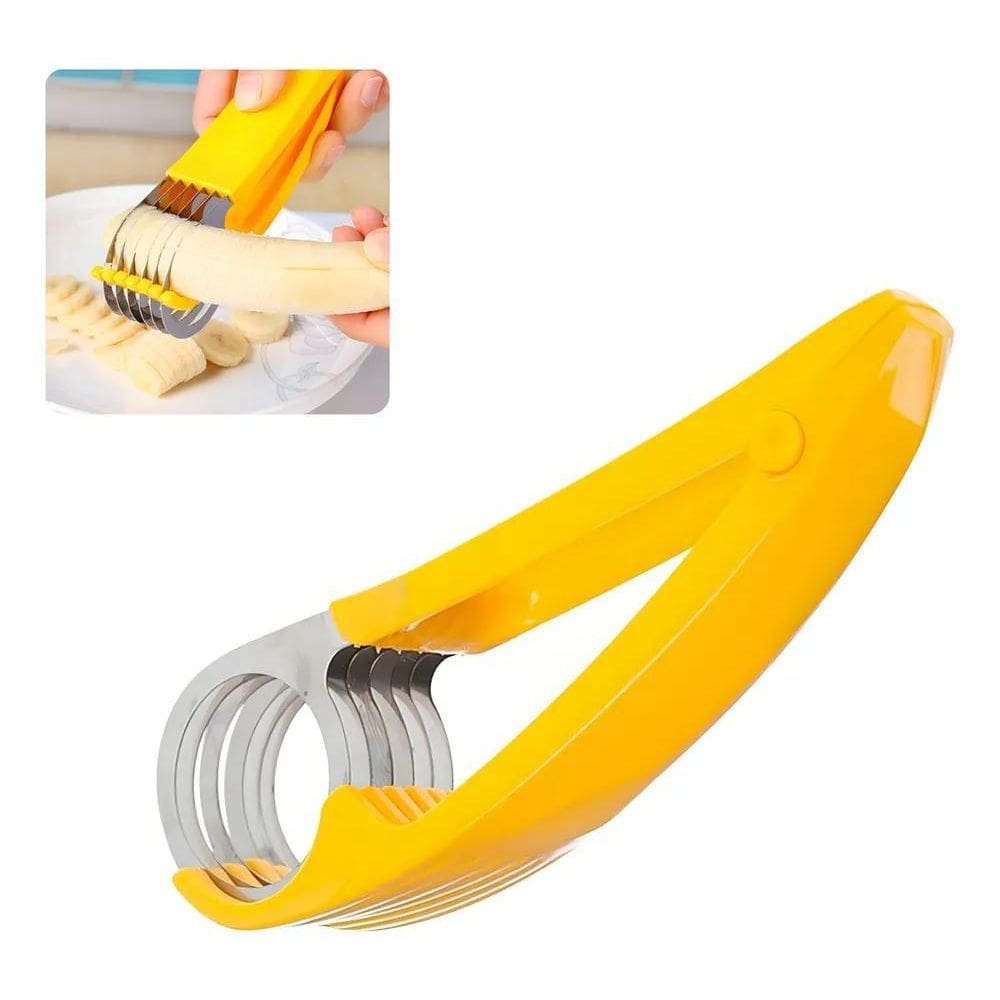 2X Fatiador Cortador Em Inox De Banana Chips Legumes E Fruta