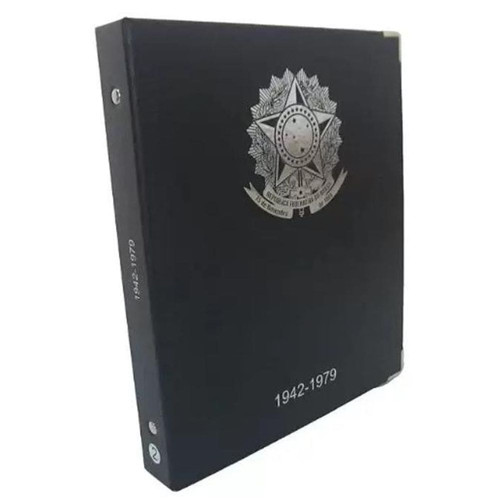 Álbum De Luxo Nº2 Para Moedas República Cruzeiro 1942 - 1979